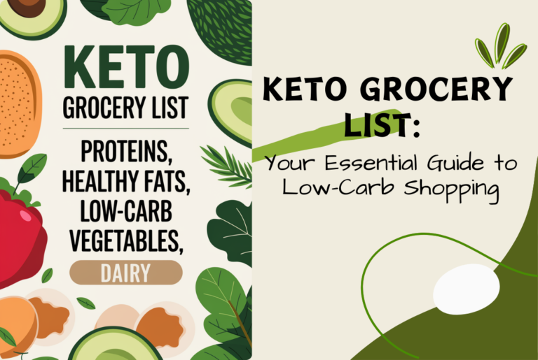 Keto Grocery List: Your Essential Guide to Low-Carb Shopping