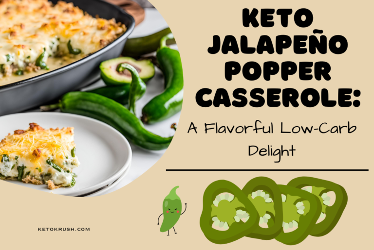 Keto Jalapeño Popper Casserole: A Flavorful Low-Carb Delight