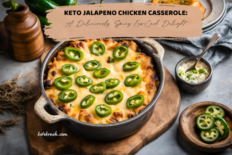 Keto Jalapeno Chicken Casserole: A Deliciously Spicy Low-Carb Delight