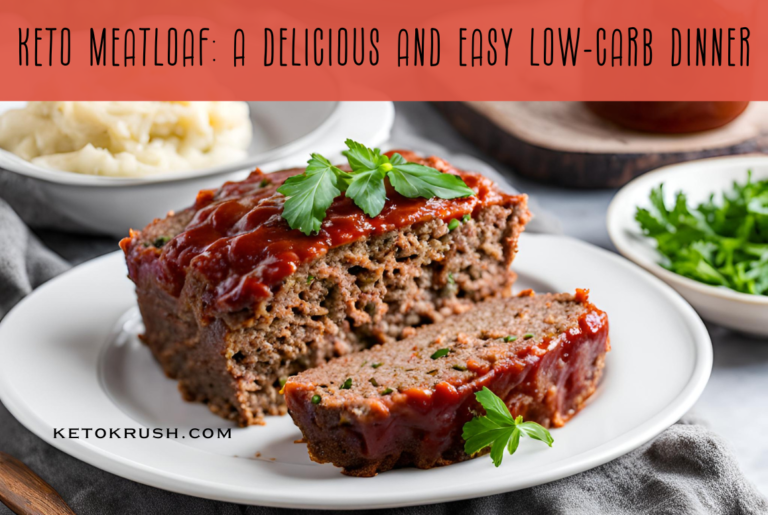 Keto Meatloaf: A Delicious and Easy Low-Carb Dinner Option