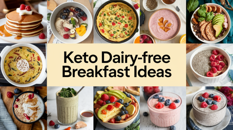 15 Delicious Keto Dairy-Free Breakfast Ideas to Kickstart Your Day