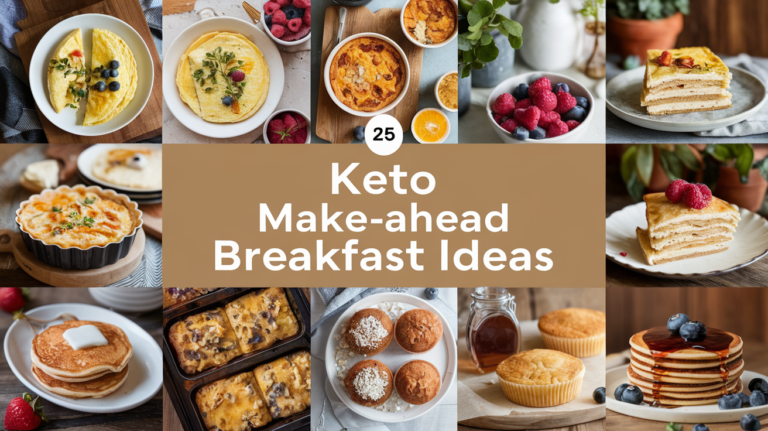 25 Delicious Keto Make-Ahead Breakfast Ideas for Busy Mornings